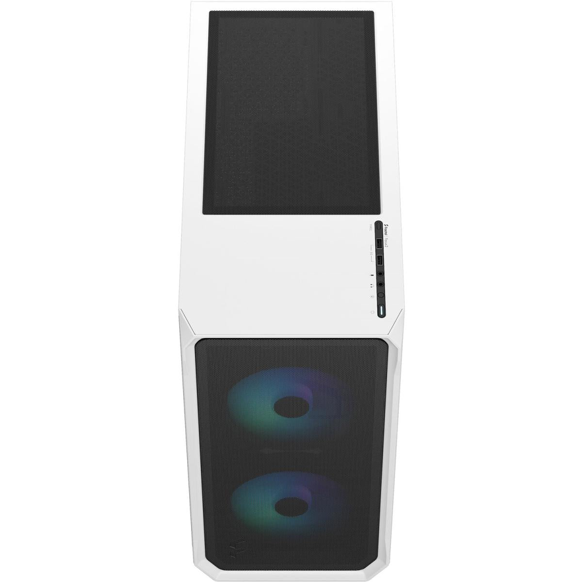 Fractal Design Focus 2 (White) Mesh Mid-Tower Gaming Case Fractal Design Focus 2 (White) Mesh Mid-Tower Gaming Case